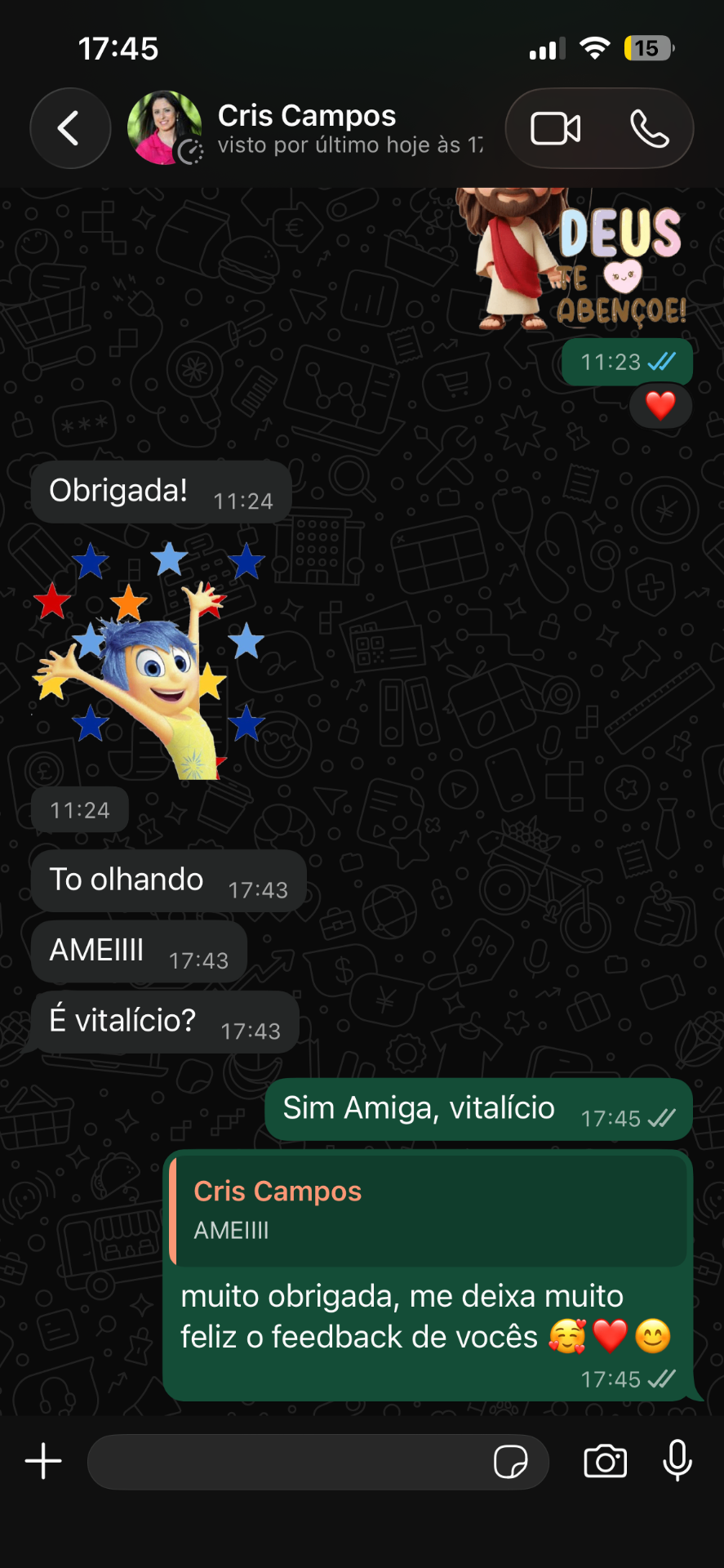 Print de conversa de cliente 6