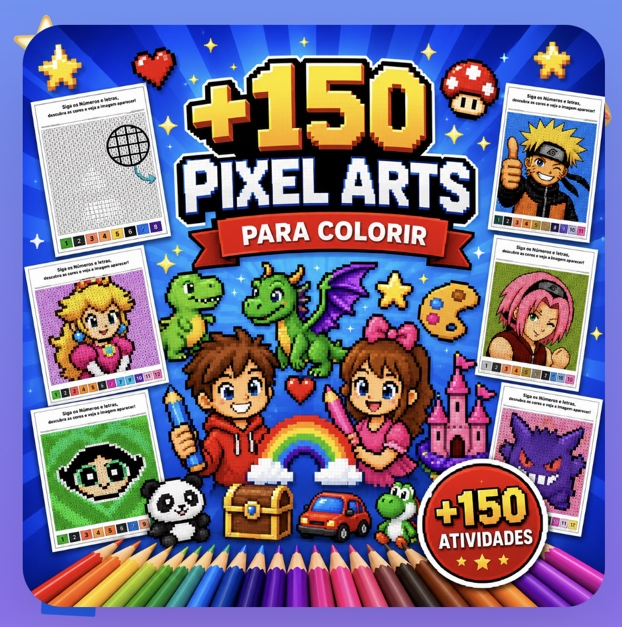 Bônus exclusivo: +150 Artes Pixel